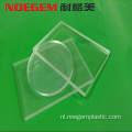 Transparante acryl plastic bord